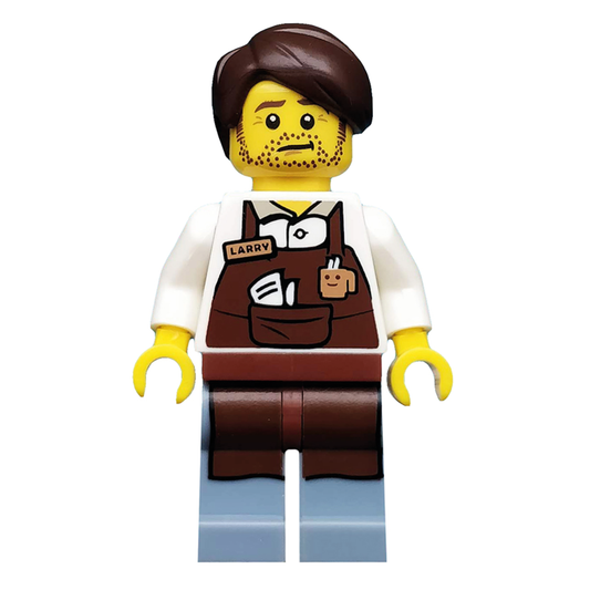 LEGO Minifigures The LEGO Movie Series 1 Larry the Barista – Larry the Barista Minifigure
