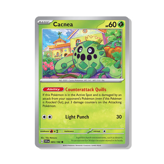 Cacnea Pokémon Scarlet & Violet - Normal kaart | Engels