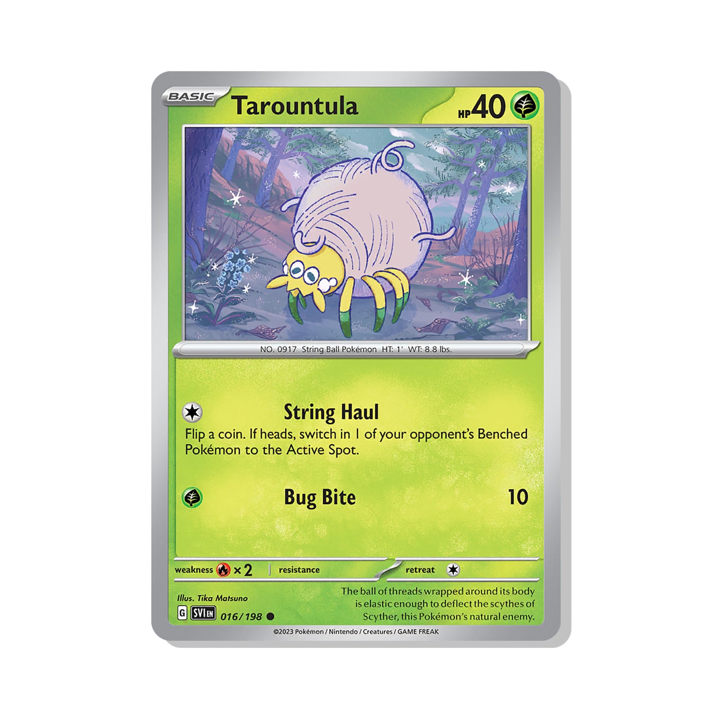 Tarountula Pokémon Scarlet & Violet - Normal kaart | Engels