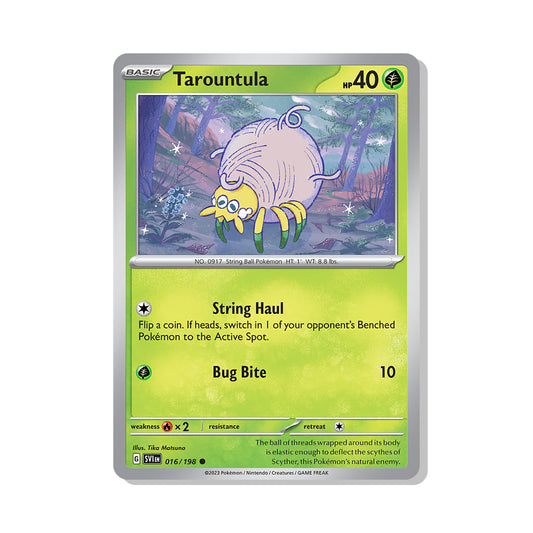 Tarountula Pokémon Scarlet & Violet - Reverse Holo kaart | Engels