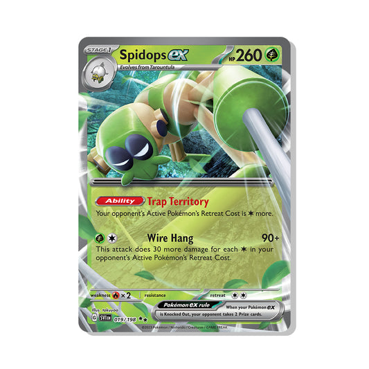Spidops ex Pokémon Scarlet & Violet - ex kaart | Engels
