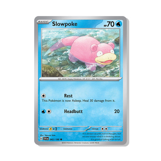Slowpoke Pokémon Scarlet & Violet - Normal kaart | Engels