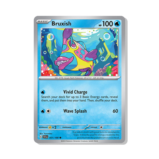 Bruxish Pokémon Scarlet & Violet - Normal kaart | Engels