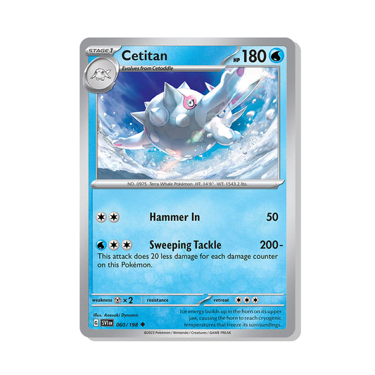 Cetitan Pokémon Scarlet & Violet - Normal kaart | Engels