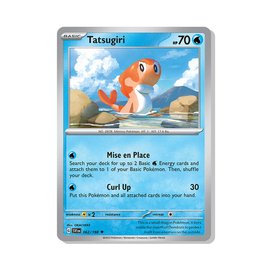Tatsugiri Pokémon Scarlet & Violet - reverse Holo kaart | Engels