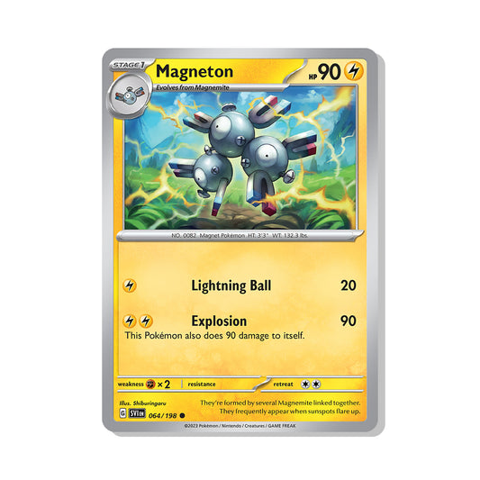 Magneton Pokémon Scarlet & Violet - reverse Holo kaart | Engels
