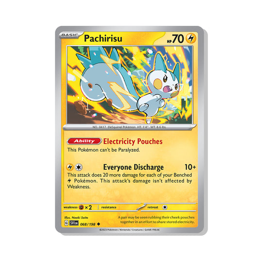 Pachirisu Pokémon Scarlet & Violet - Normal kaart | Engels