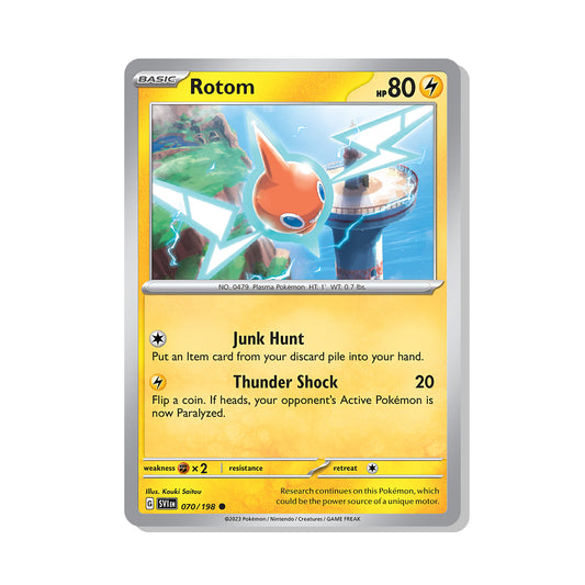 Rotom Pokémon Scarlet & Violet - Normal kaart | Engels