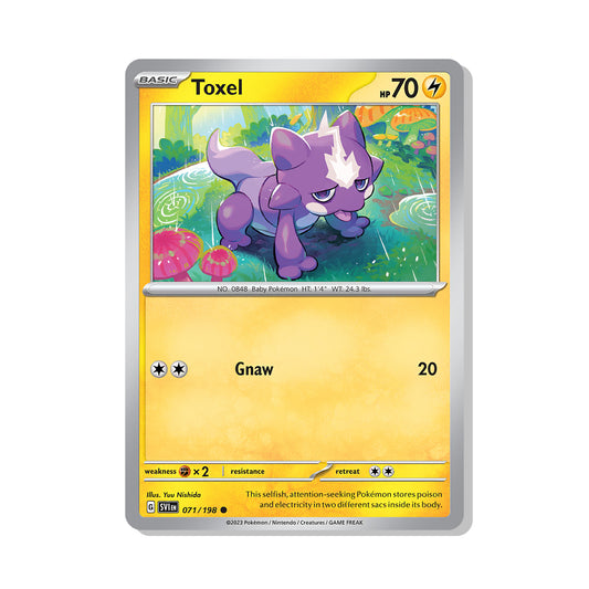 Toxel Pokémon Scarlet & Violet - Reverse Holo kaart | Engels