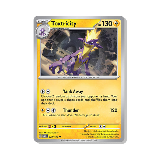 Toxtricity Pokémon Scarlet & Violet - Reverse Holo kaart | Engels