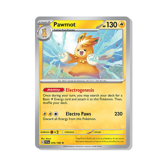 Pawmot Pokémon Scarlet & Violet - Reverse Holo kaart | Engels