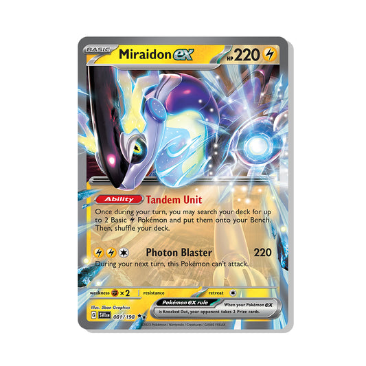 Miraidon ex Pokémon Scarlet & Violet - ex kaart | Engels