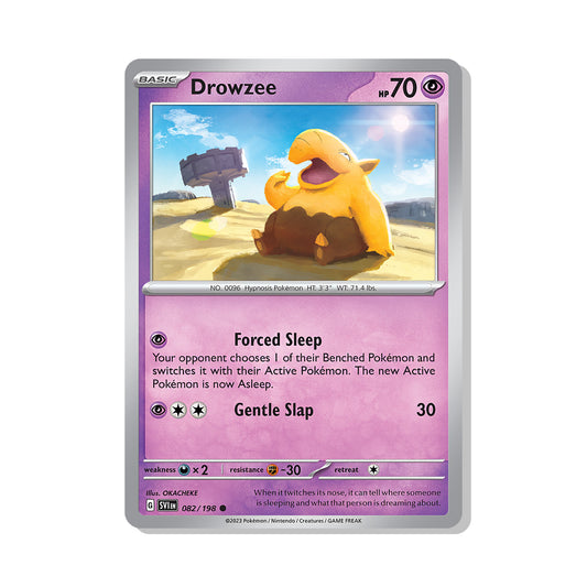 Drowzee Pokémon Scarlet & Violet - Reverse Holo kaart | Engels