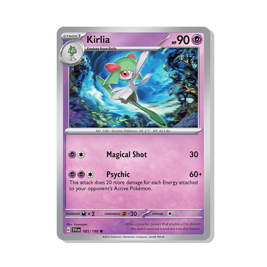 Kirlia Pokémon Scarlet & Violet - Normal kaart | Engels