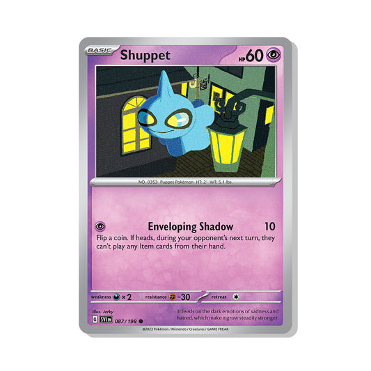 Shuppet Pokémon Scarlet & Violet - Normal kaart | Engels