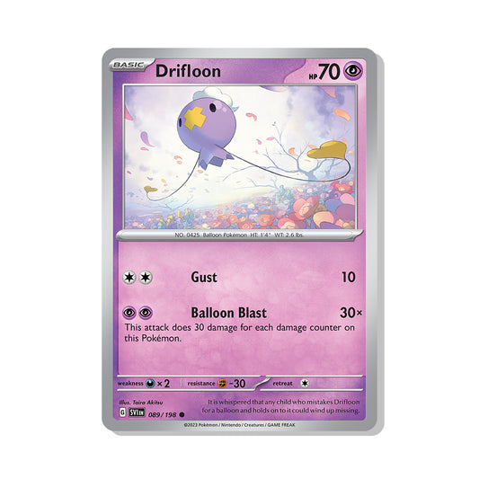 Drifloon Pokémon Scarlet & Violet - Normal kaart | Engels