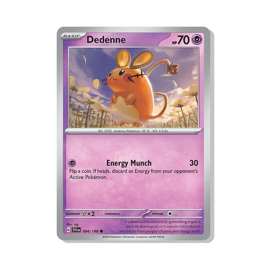 Dedenne Pokémon Scarlet & Violet - Normal kaart | Engels