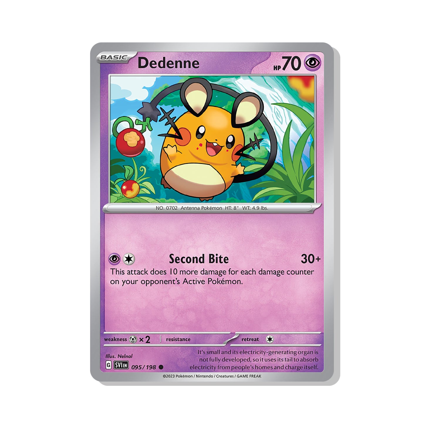 Dedenne Pokémon Scarlet & Violet - Normal kaart | Engels