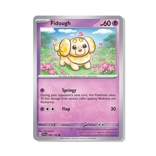 Fidough Pokémon Scarlet & Violet - Reverse Holo kaart | Engels