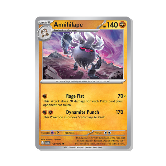 Annihilape Pokémon Scarlet & Violet - Reverse Holo kaart | Engels