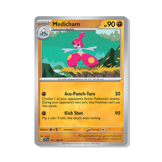 Medicham Pokémon Scarlet & Violet - Normal kaart | Engels