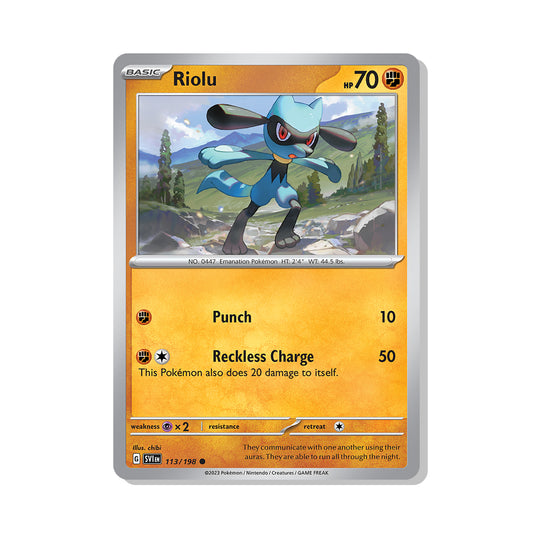 Riolu Pokémon Scarlet & Violet - Normal kaart | Engels