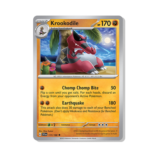 Krookodile Pokémon Scarlet & Violet - Reverse Holo kaart | Engels