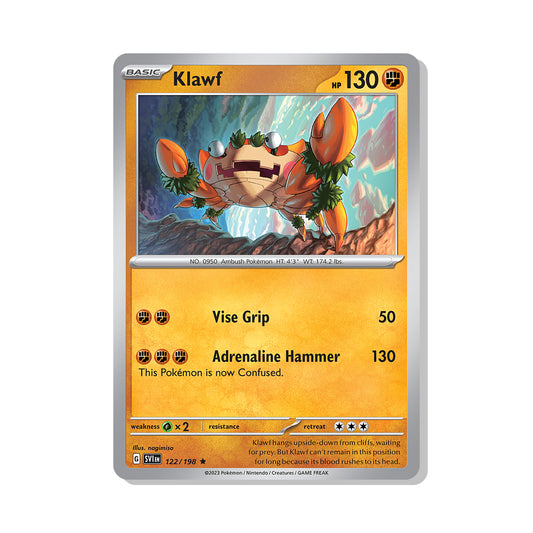 Klawf Pokémon Scarlet & Violet - Normal kaart | Engels