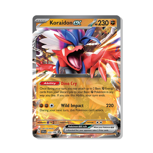 Koraidon ex Pokémon Scarlet & Violet - ex kaart | Engels