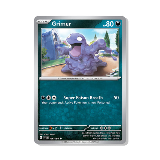 Grimer Pokémon Scarlet & Violet - Reverse Holo kaart | Engels