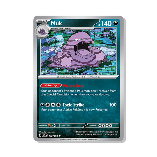 Muk Pokémon Scarlet & Violet - Reverse Holo kaart | Engels