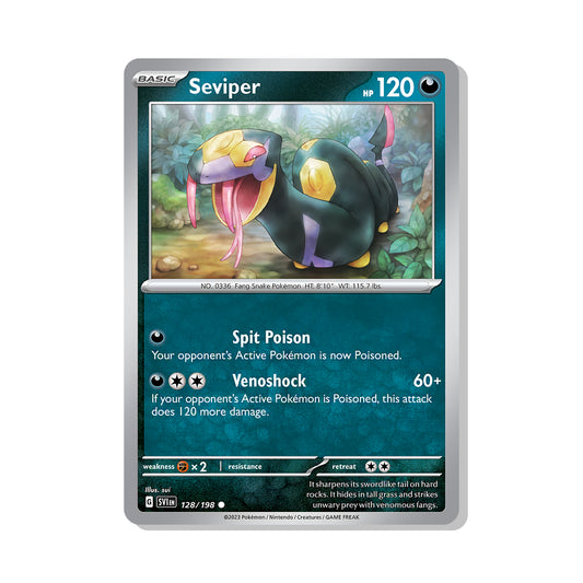 Seviper Pokémon Scarlet & Violet - Reverse Holo kaart | Engels