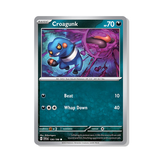 Croagunk Pokémon Scarlet & Violet - Normal kaart | Engels