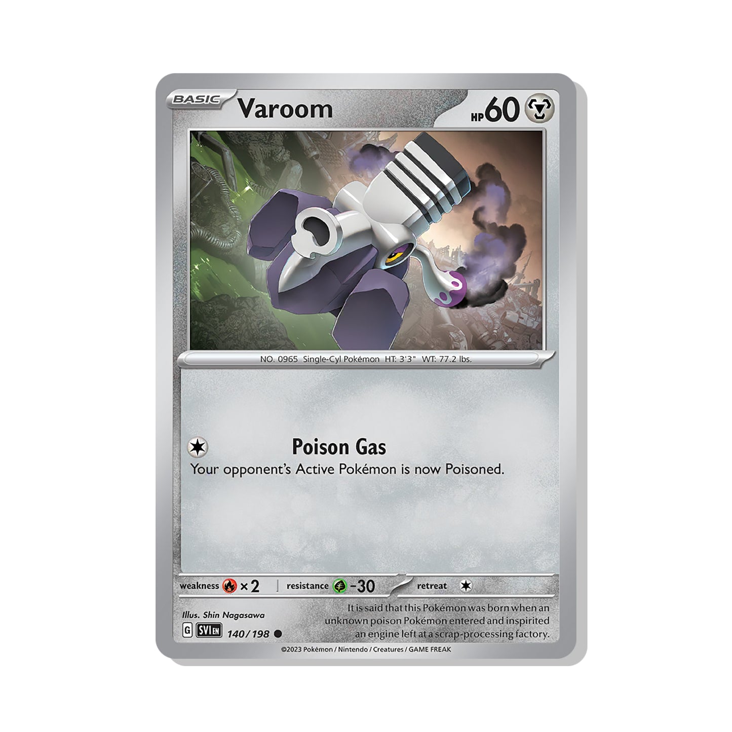 Varoom Pokémon Scarlet & Violet - Reverse Holo kaart | Engels
