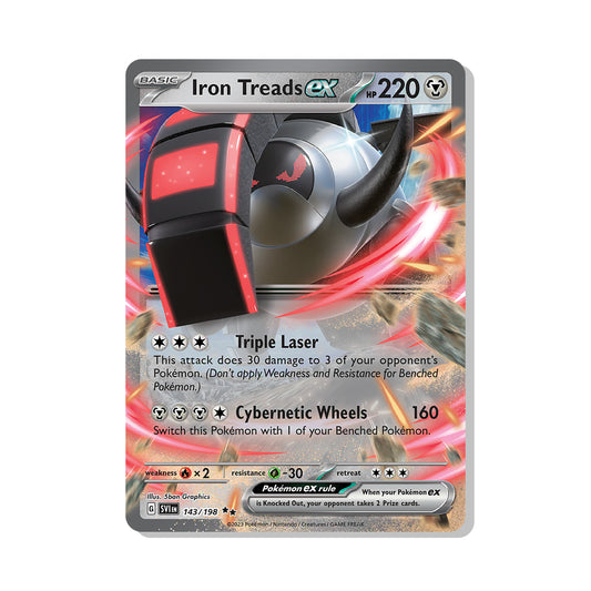 Iron Treads ex Pokémon Scarlet & Violet - ex kaart | Engels