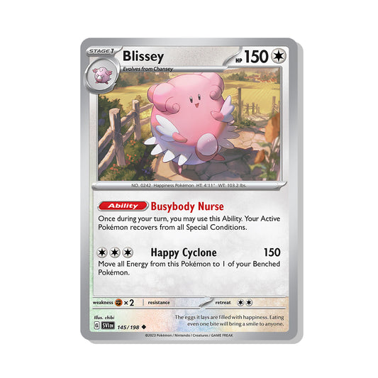Blissey Pokémon Scarlet & Violet - Normal kaart | Engels