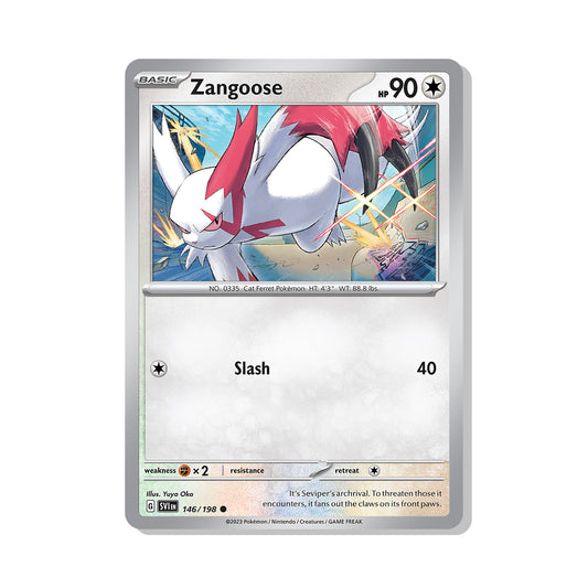 Zangoose Pokémon Scarlet & Violet - Normal kaart | Engels