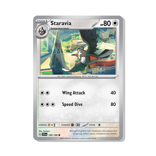 Staravia Pokémon Scarlet & Violet - Normal kaart | Engels