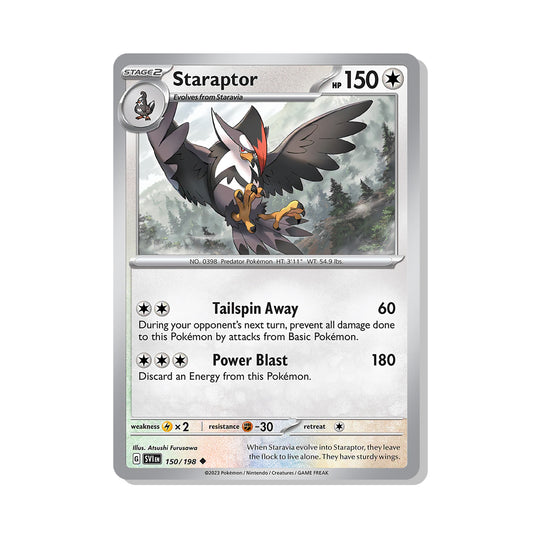 Staraptor Pokémon Scarlet & Violet - Reverse Holo kaart | Engels