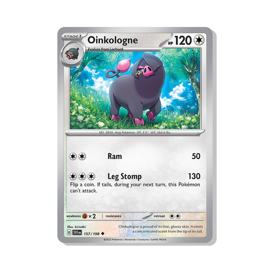 Oinkologne Pokémon Scarlet & Violet - Reverse Holo kaart | Engels
