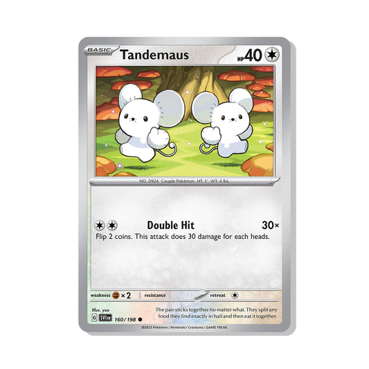 Tandemaus Pokémon Scarlet & Violet - Normal kaart | Engels