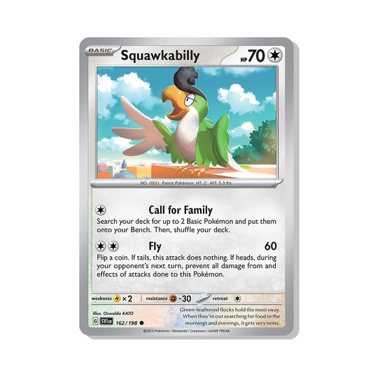 Squawkabilly Pokémon Scarlet & Violet - Normal kaart | Engels