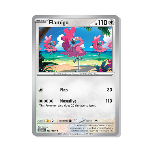 Flamigo Pokémon Scarlet & Violet - Normal kaart | Engels