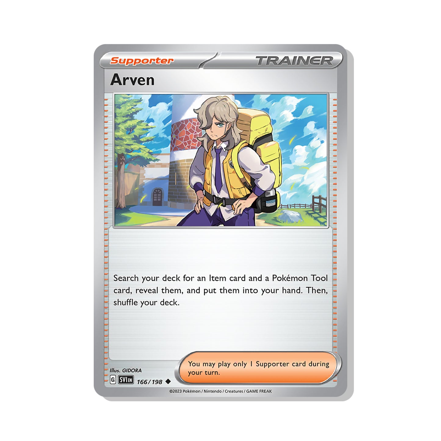 Arven Pokémon Scarlet & Violet - Reverse Holo kaart | Engels