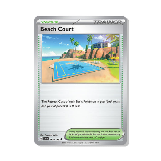 Beach Court Pokémon Scarlet & Violet - Normal kaart | Engels