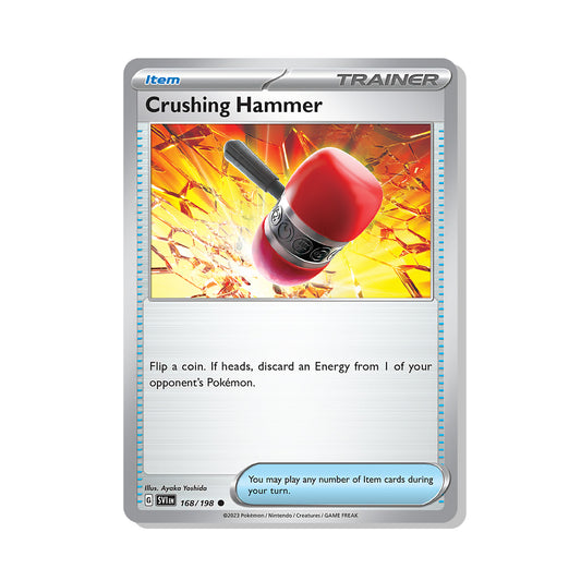 Crushing Hammer Pokémon Scarlet & Violet - Reverse Holo kaart | Engels