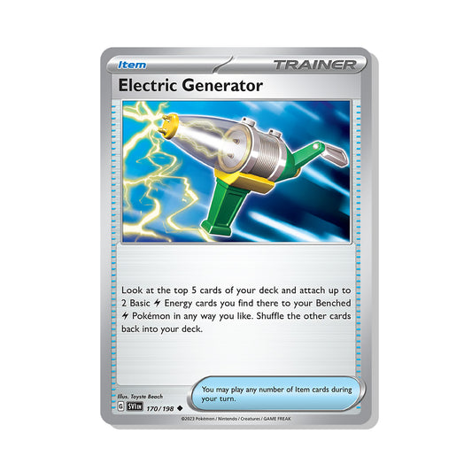 Electric Generator Pokémon Scarlet & Violet - Normal kaart | Engels