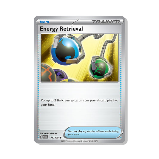 Energy Retrieval Pokémon Scarlet & Violet - Reverse Holo kaart | Engels