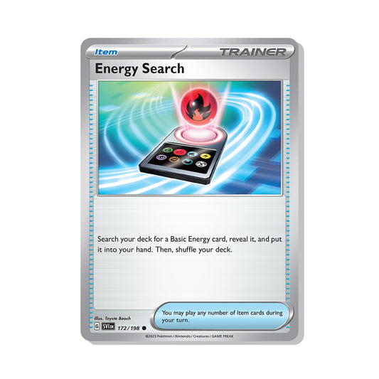 Energy Search Pokémon Scarlet & Violet - Normal kaart | Engels