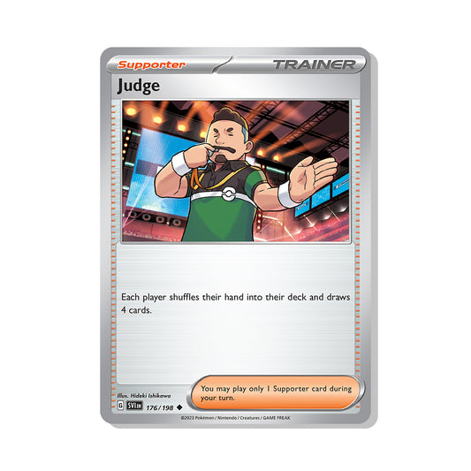 Judge Pokémon Scarlet & Violet - Reverse Holo kaart | Engels